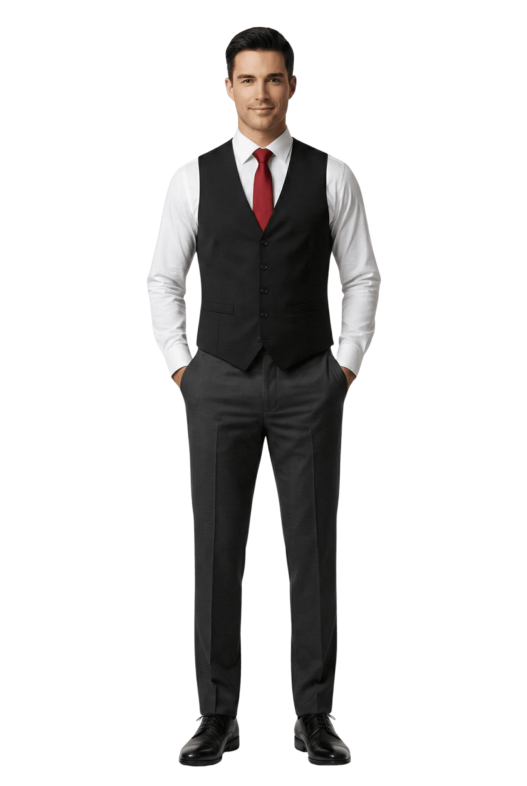 Male model in suit
